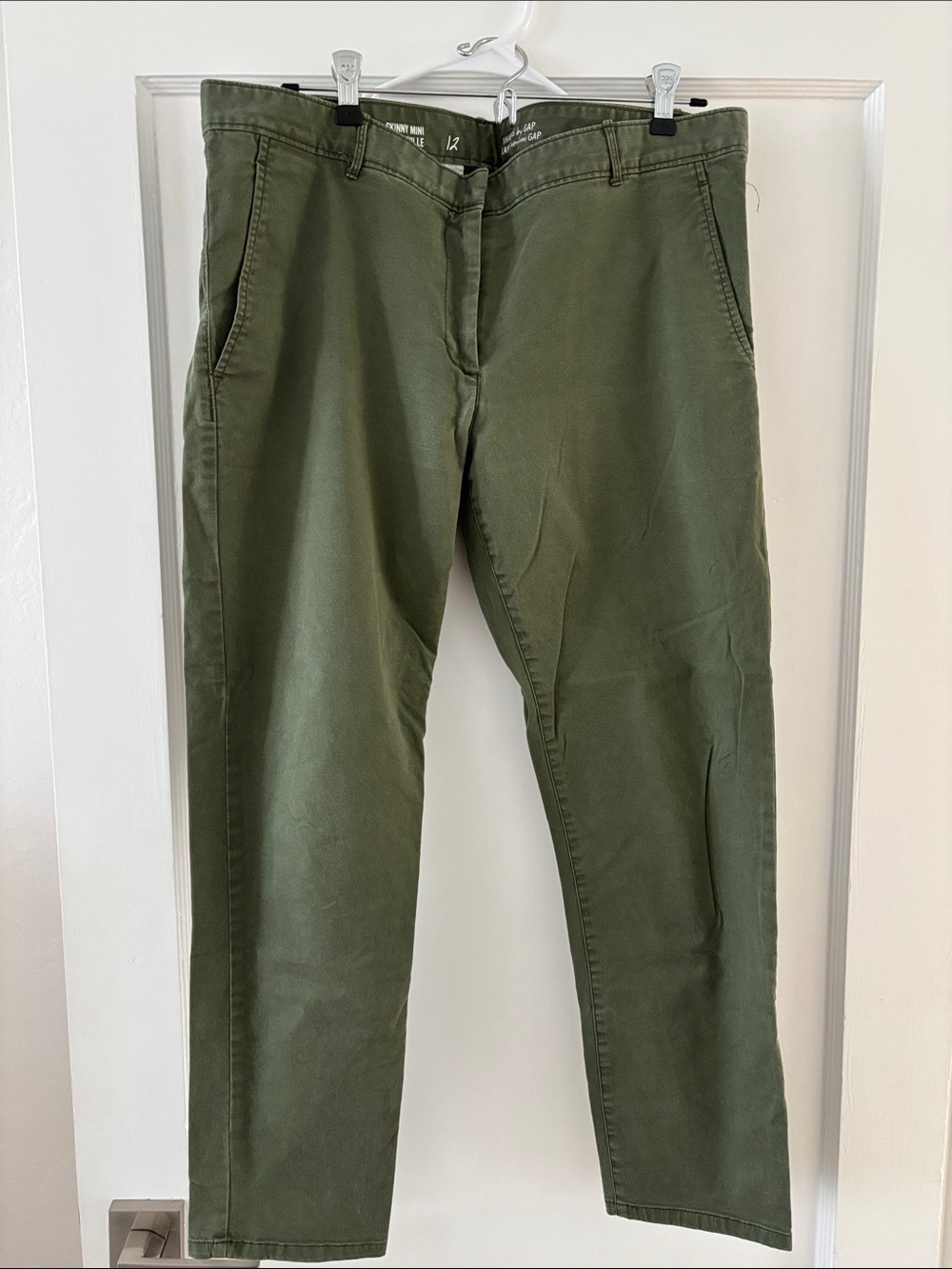 GAP Olive Green Skinny Mini Pants